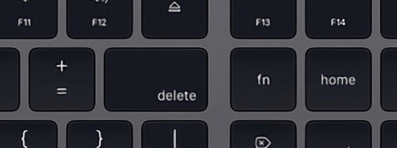 Где клавиша delete и как удалять на Маке